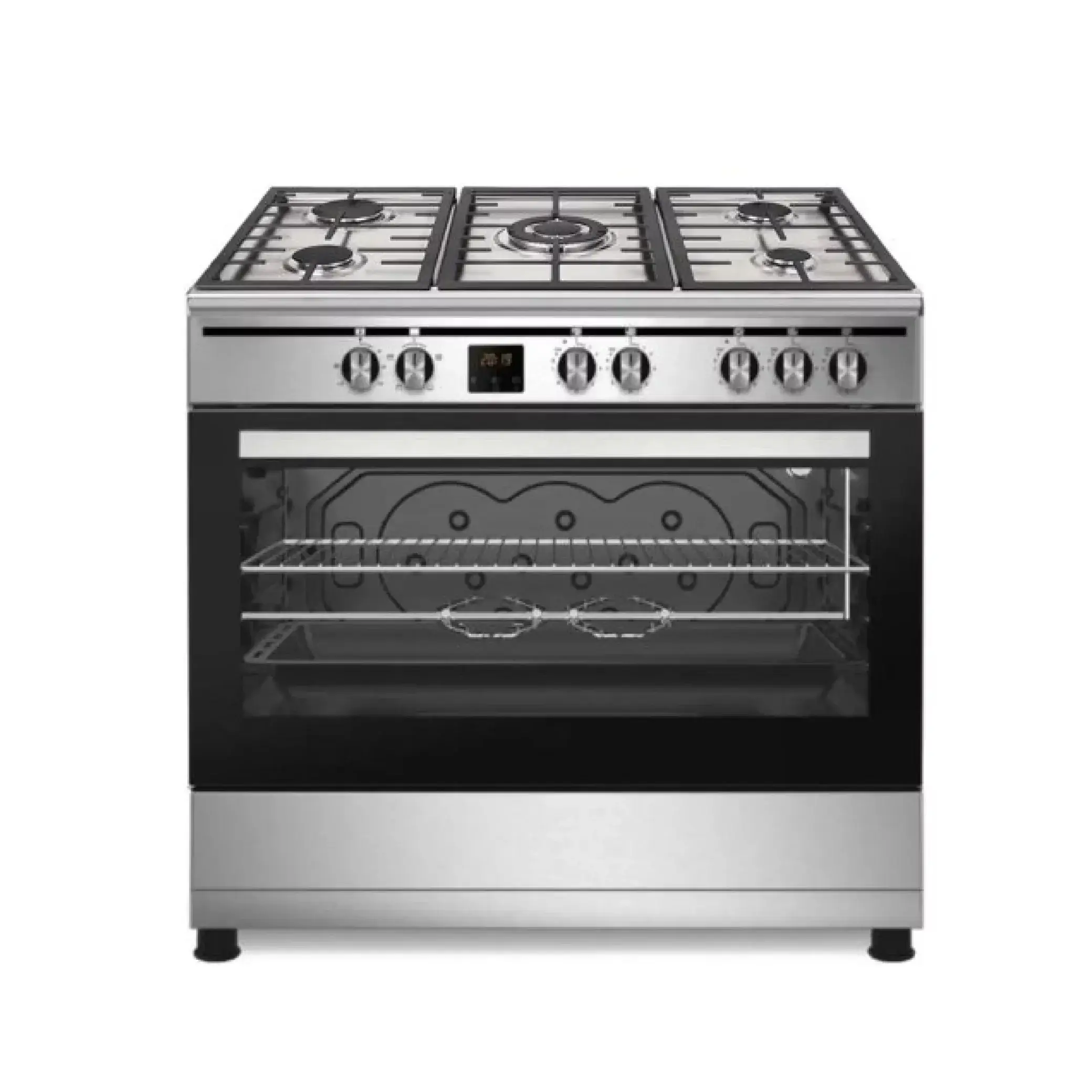 Cuisinière Professionnelle Gaz 90x60 Inox Affichage Numérique Enduro RGC90X60S