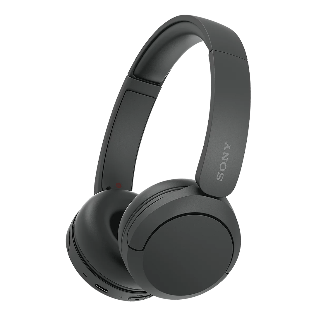 Casque Sans Fil Bluetooth 40H D'Autonomie Noir Sony WHCH520/CZ