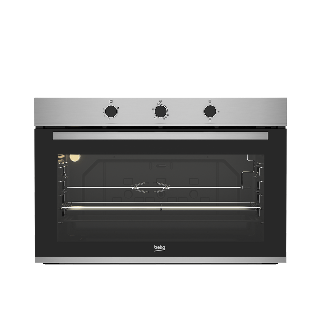 Four Encastrable A Gaz 90 cm Inox 105 Litres BEKOBBWGT12100XS