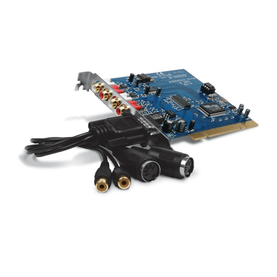 Carte de Son PC Mounting 4 entrées Mi-Audio Audiophile 2496