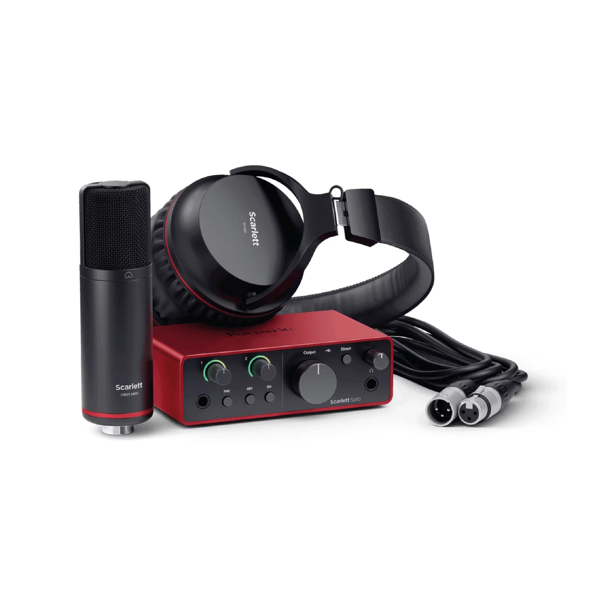 Carte Son Focusrite Scarlett Solo avec Micro SH-450