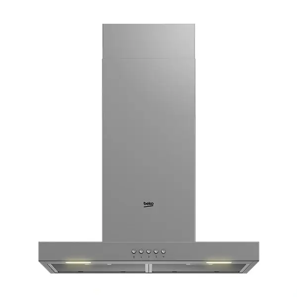 Hotte Aspirante décorative murale 60 cm inox, Beko BHCB61622BXH