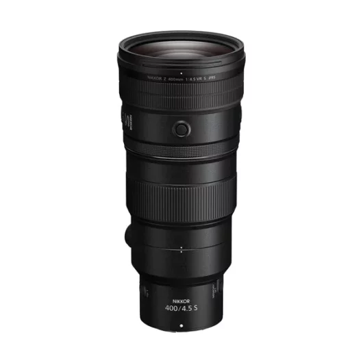 Objectif nikon-z-400mm-f4.5-vr-s-face-avant