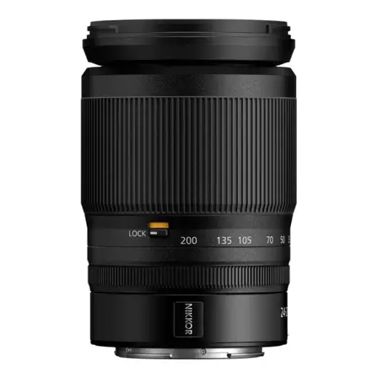 Objectif nikon-z-24-200mm-f4-6-3-vr-face nikon-z-24-200mm-f4-6-3-vr-monture nikon-z-24-200mm-f4-6-3-vr-sur-z7 nikon-z-24-200mm-f4-6-3-vr-photo-voyage